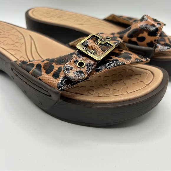 NWOT Size 9 Dr. Scholls Leopard Print Sandals - Picture 2 of 9